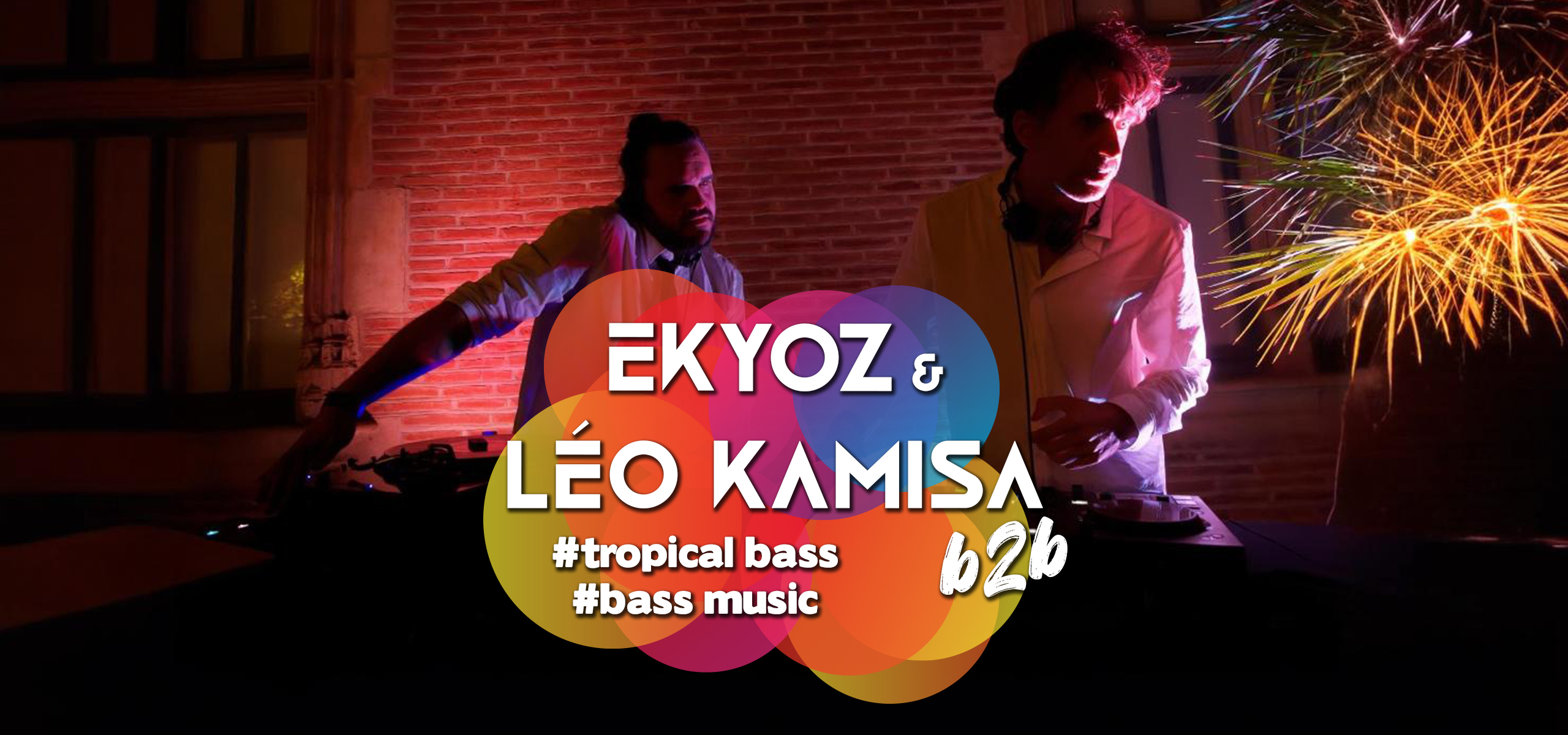 visuel dj set ekyoz & léo kamisa