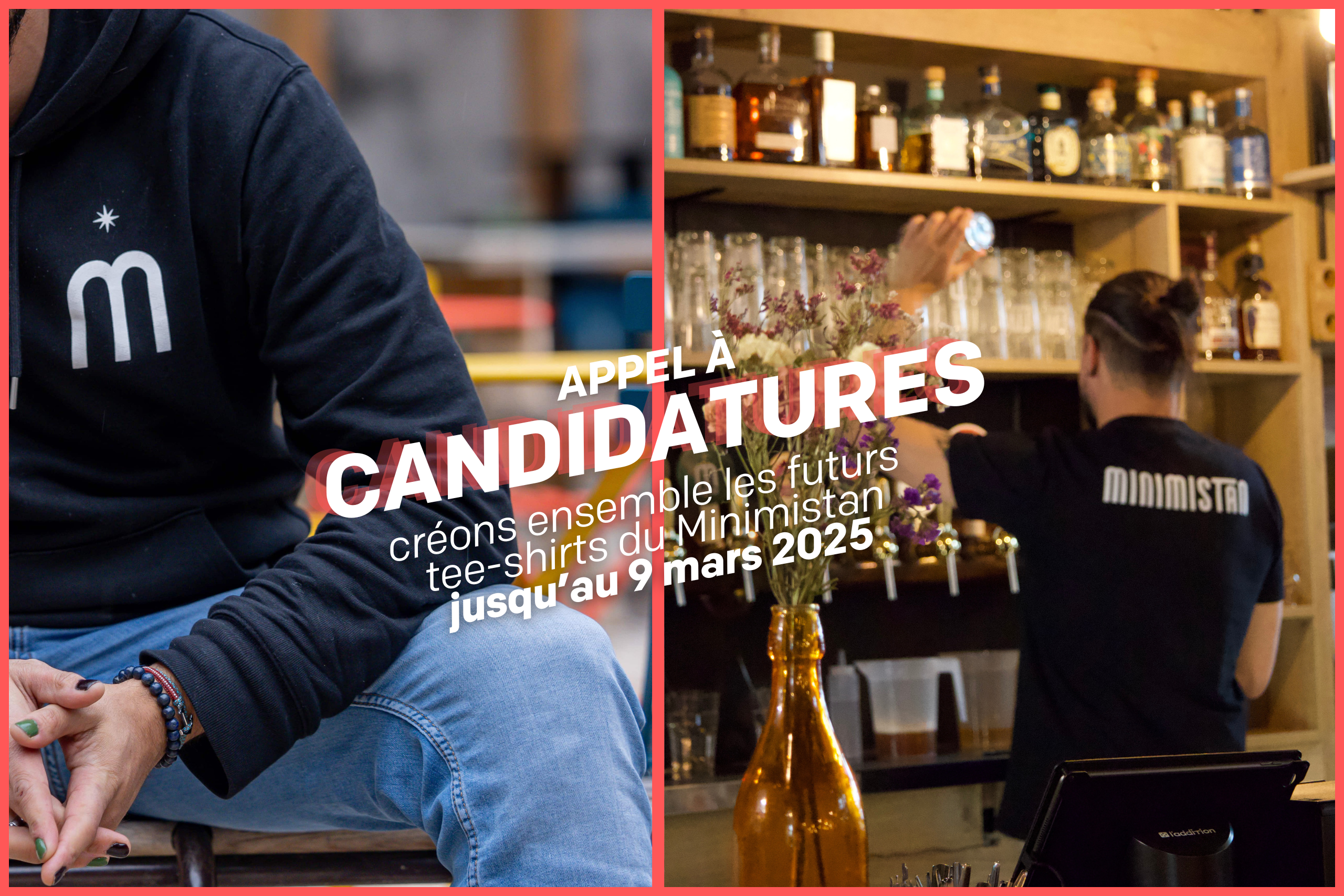 visuel appel à candidatures tee-shirts Minimistan