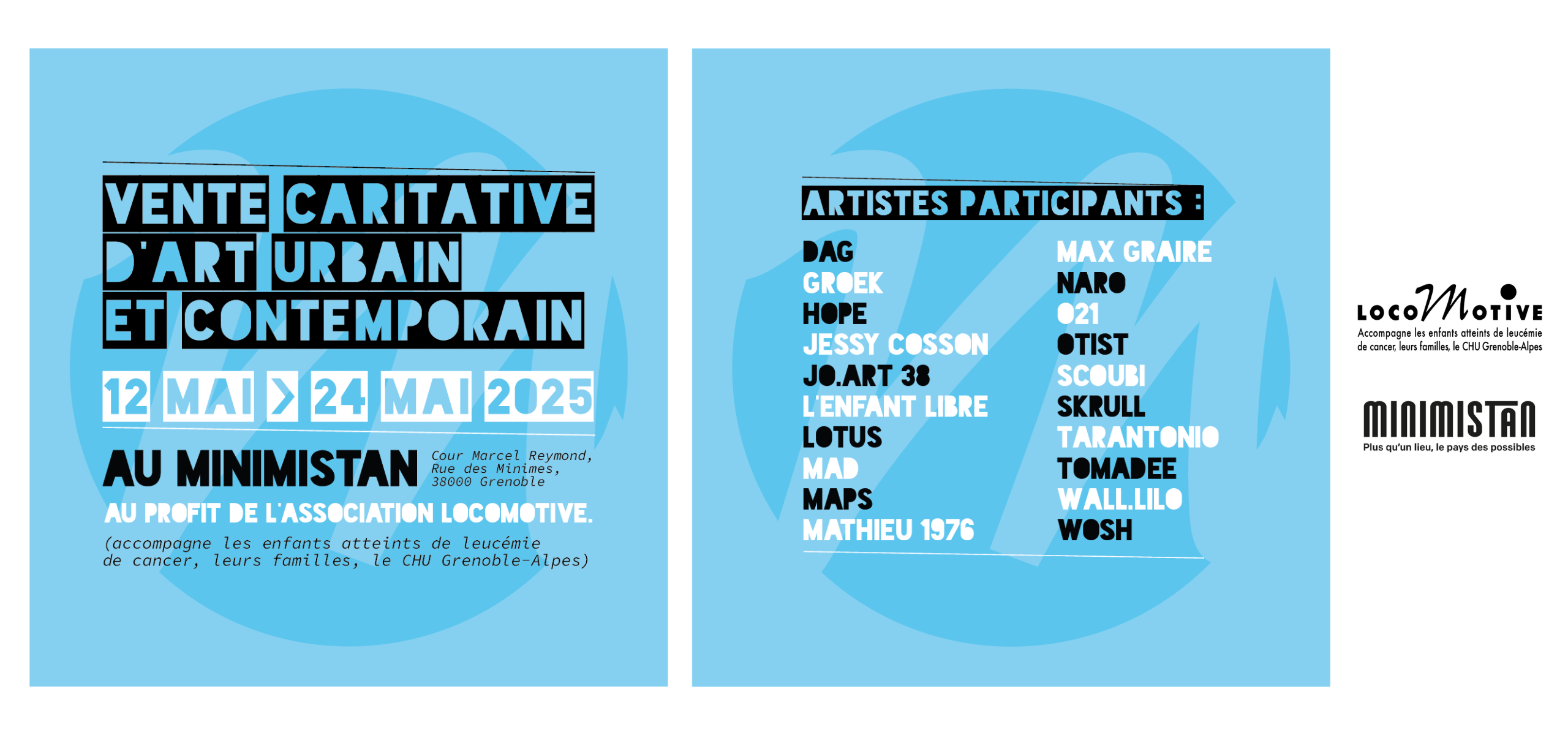 vente caritative insta