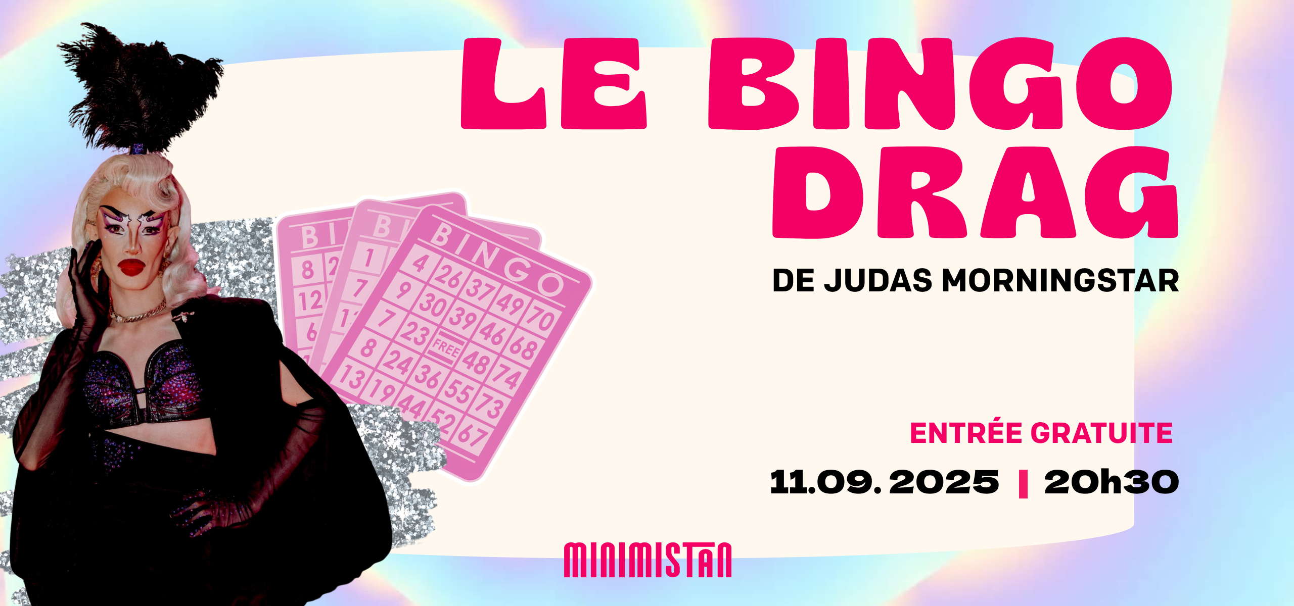 Bannière événement Le Bingo Drag