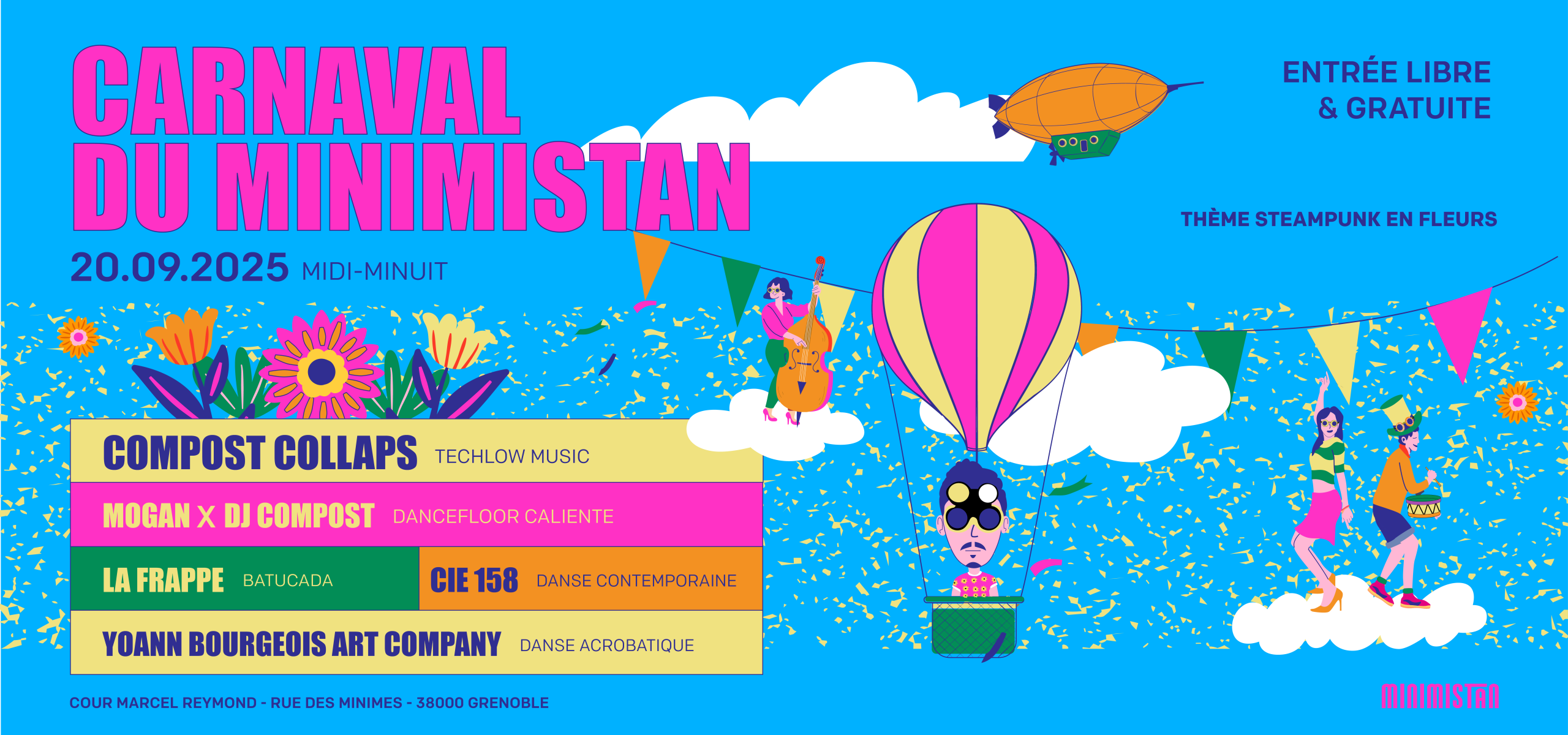 Bannière événement Carnaval 20 septembre 2025