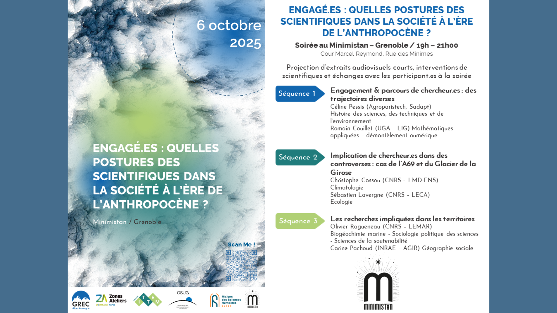 Bannière événement de la conférence du 6 octobre