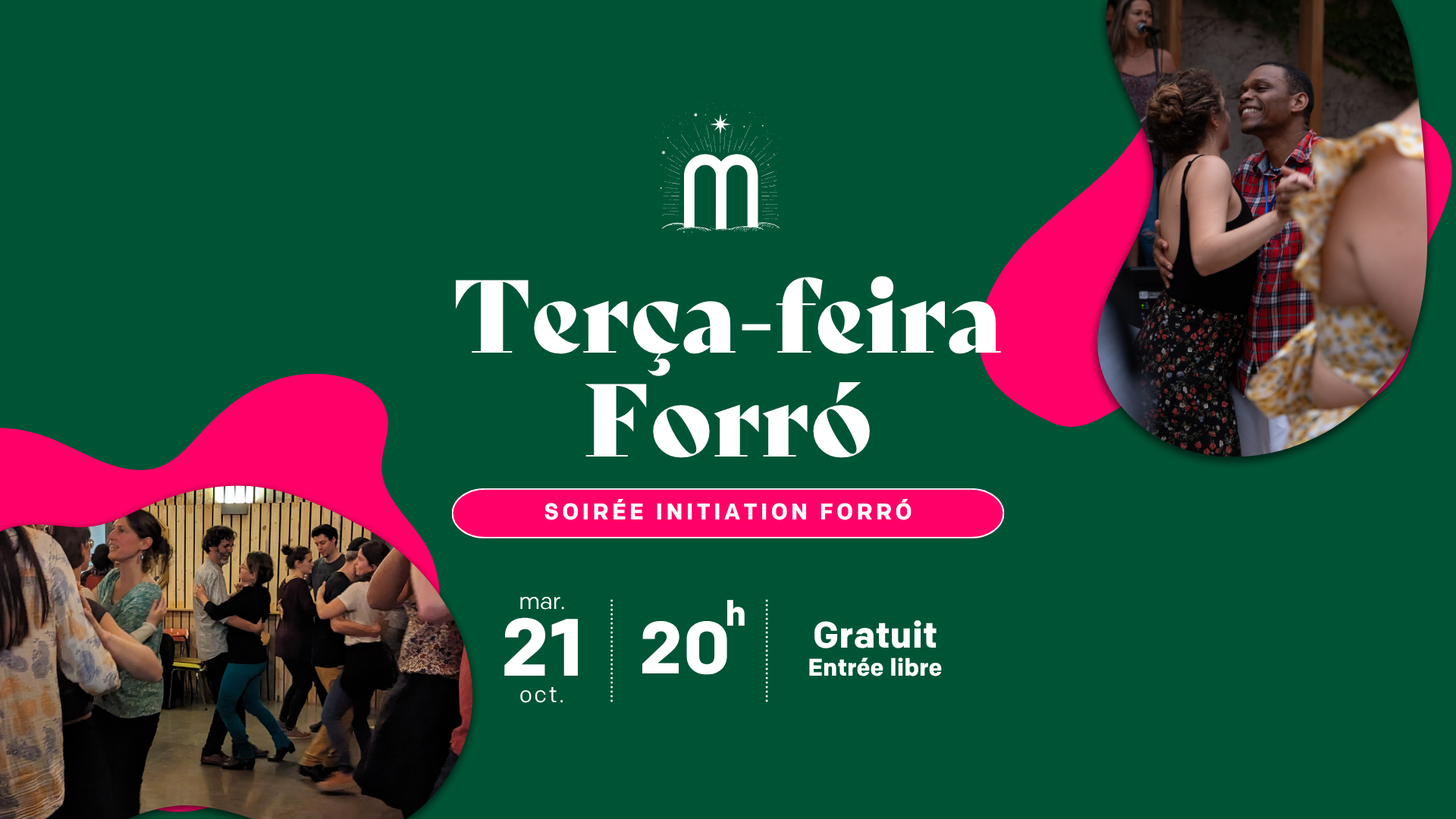 Bannière événement Soirée Forró du 21 mars