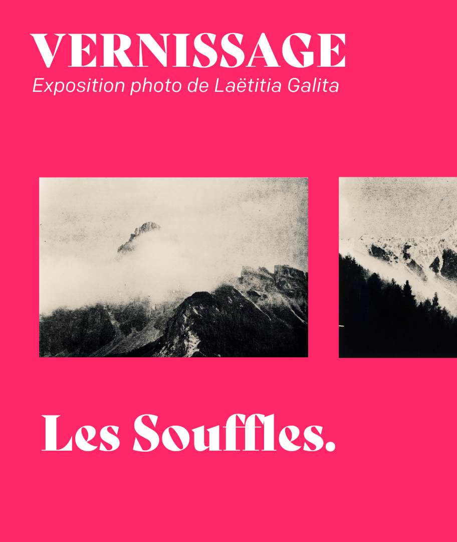 Bannière vernissage exposition Laëtitia Galita le 20 novembre 2025