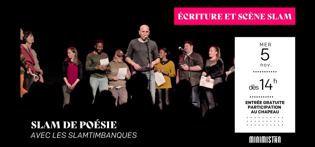 Bannière événement slam 5 novembre 2025