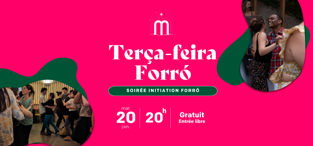 Bannière soirée Forró mardi 20 janvier 2026