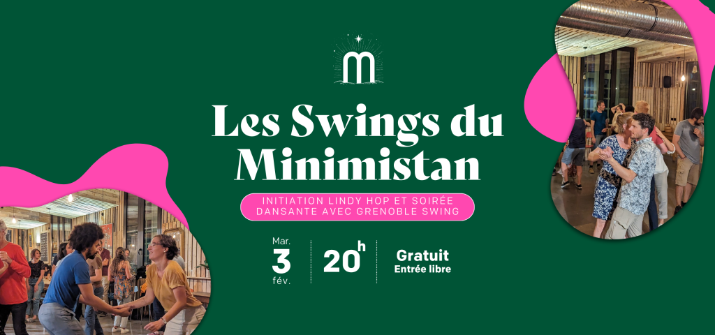 Bannière soirée swing Minimistan le 3 février 2026