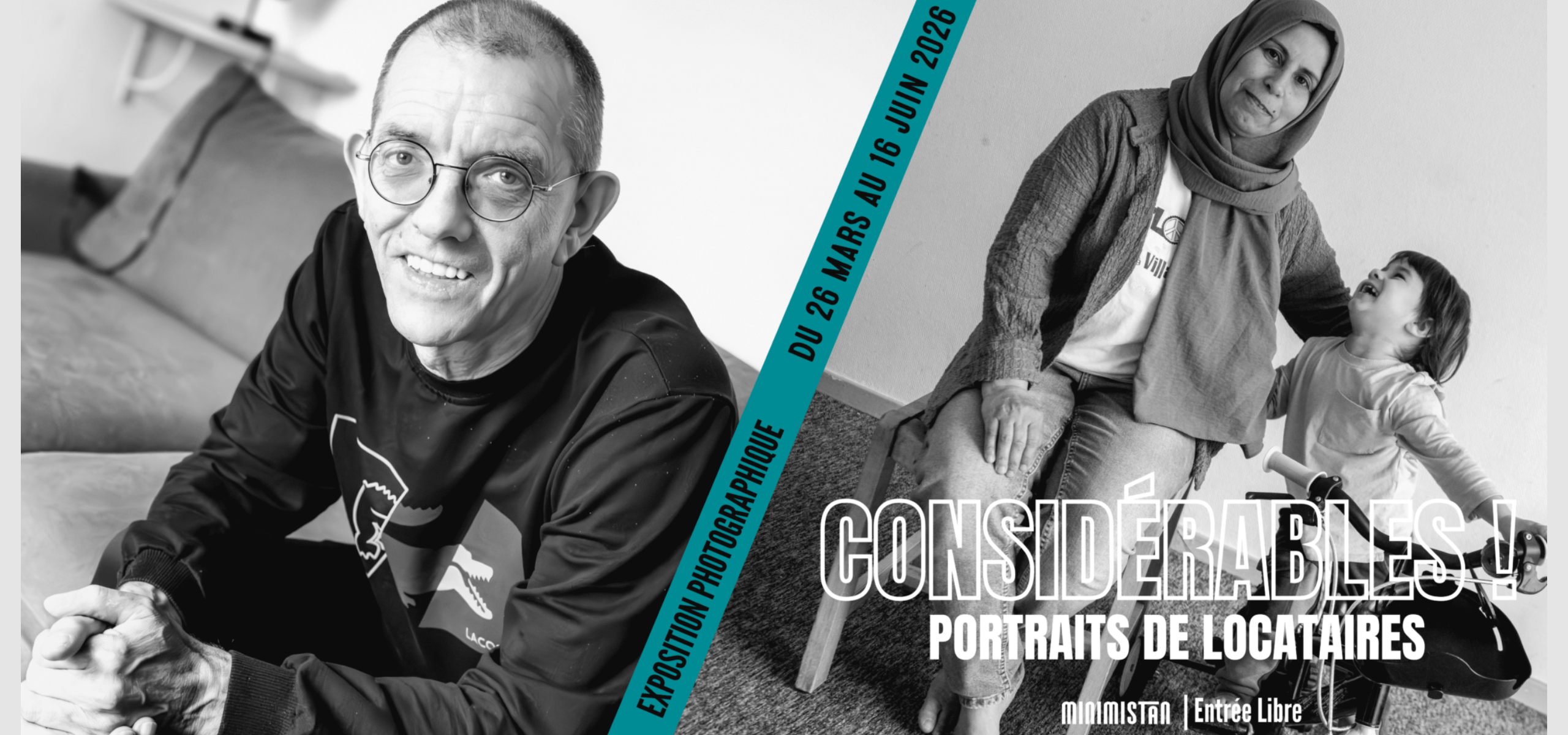 Bannière vernissage expo Considérables le 26 mars 2026