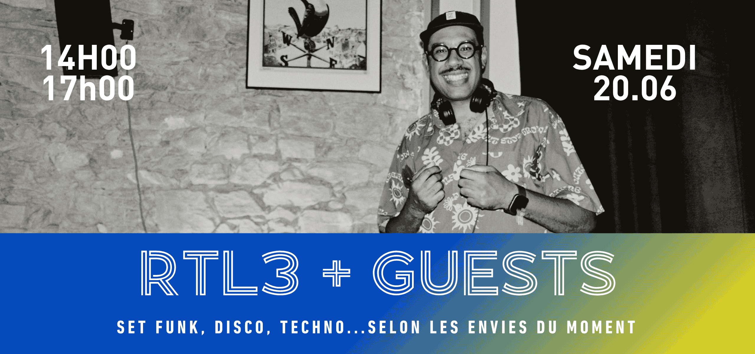 Bannière RTL3 + guests